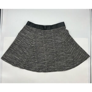 DIVIDED H & M Womens Mini Skirt Black Gray‎ Back Zipper Size Small